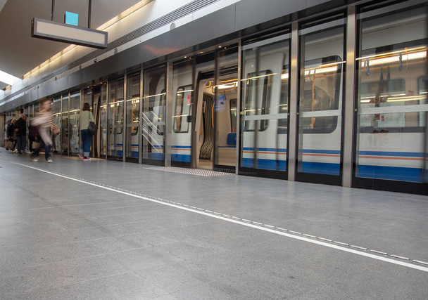 Brescia metróállomás, Olaszország. - Fotó, kép