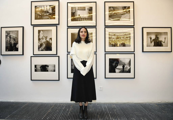 La fotografa francese Anaistamo Martane, moglie dell'attore cinese Liu Ye, partecipa alla sua mostra fotografica personale a Pechino, Cina, 28 ottobre 2017
 - Foto, immagini