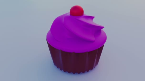 ein einfaches Cupcake-Drehen - Filmmaterial, Video