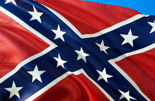 Etelävaltioiden lippu. Historiallinen Amerikan konfederaation lippu. Tunnetaan Konfederaation Taistelu, Kapinallinen, Etelän Risti, Dixie lippu. Isänmaallinen symboli, lippu. CS-lippu
 - Valokuva, kuva