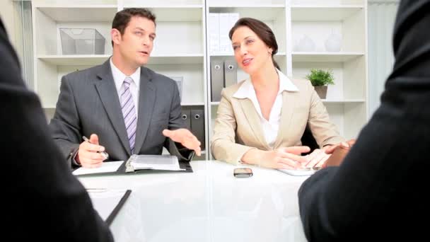 επιχειρήσεων σε νομική συνάντηση - Πλάνα, βίντεο