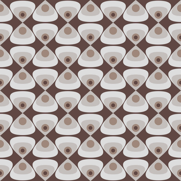 Seamless geometric pattern, retro style, textile and background - ベクター画像