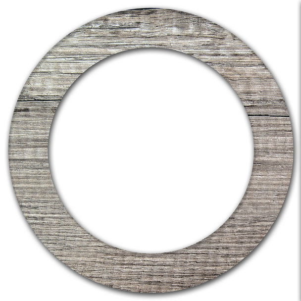 dřevěný rám s bílým pozadím - Fotografie, Obrázek