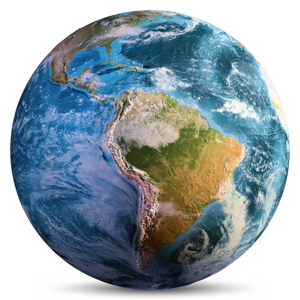 Planet Earth kıta - Fotoğraf, Görsel