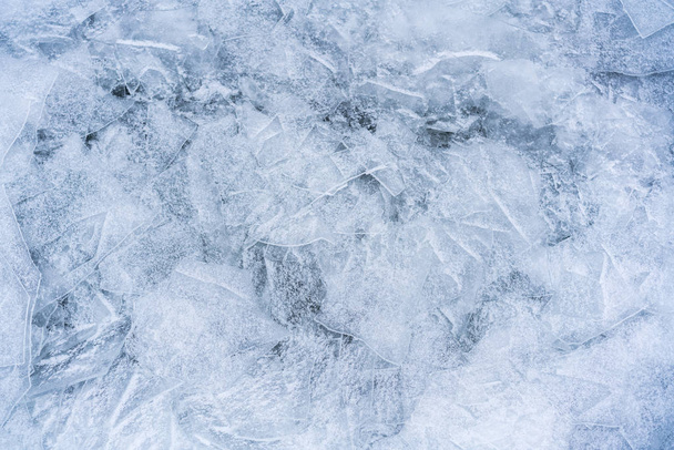 Işık mavi bahar buz. Buz arka plan - Fotoğraf, Görsel
