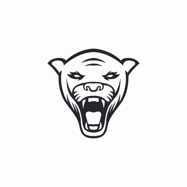 logo Panther mascotte design illustration sport isolé logo emblème
 - Photo, image