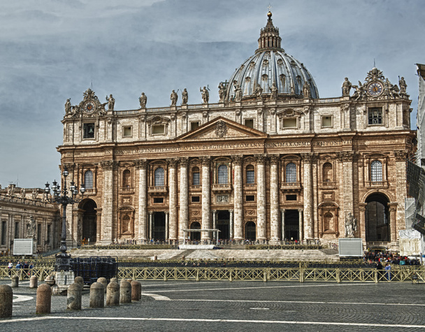 Sonra Papa'nın Roma Vatikan yer saint peter Katedrali francis kitle - Fotoğraf, Görsel