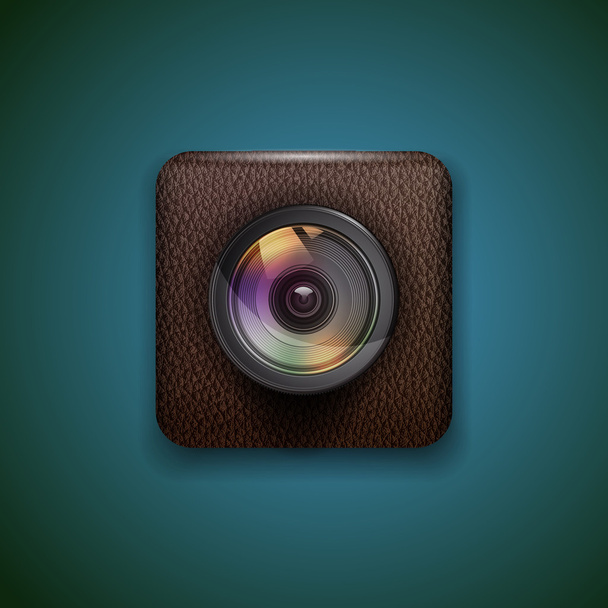 Photo camera icon. vector illustration  - Vector, Image