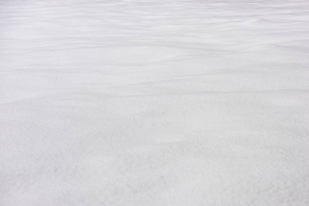 Υψηλή γωνία προβολής της υφής χιονιού, φόντο με αντίγραφο χώρου - Φωτογραφία, εικόνα