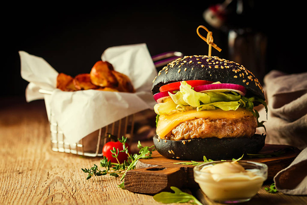 Classic beef burger - Foto, Imagem