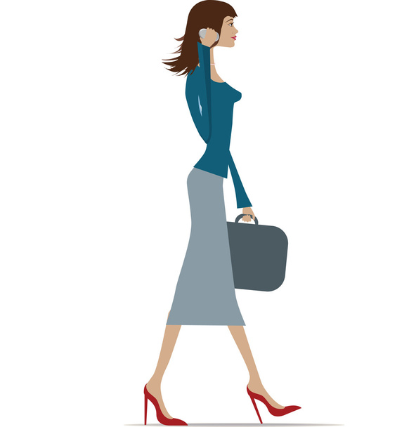 Businesswoman in city - Foto, afbeelding