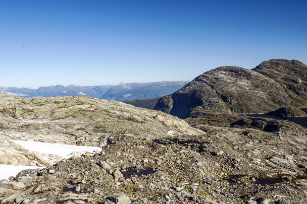Mountains in the south of Norway on a sunny day. - Photo, image