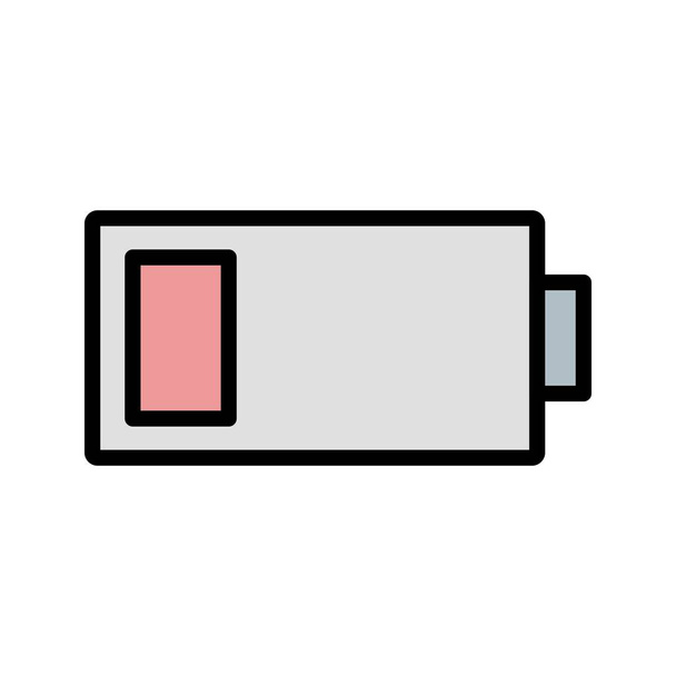 Illustration vectorielle d'icône de signe de vecteur de batterie faible pour l'usage personnel et commercial
.. - Vecteur, image