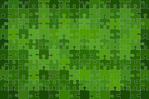 Yeşil bulmaca arka plan - illüstrasyon - Vektör, Görsel