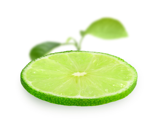 Slice of fresh lime - Foto, Imagen