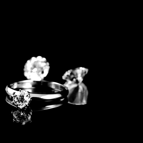 wedding dimond ring - Photo, image
