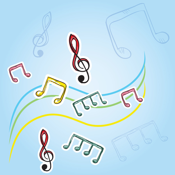 Music icons - Vector, Imagen
