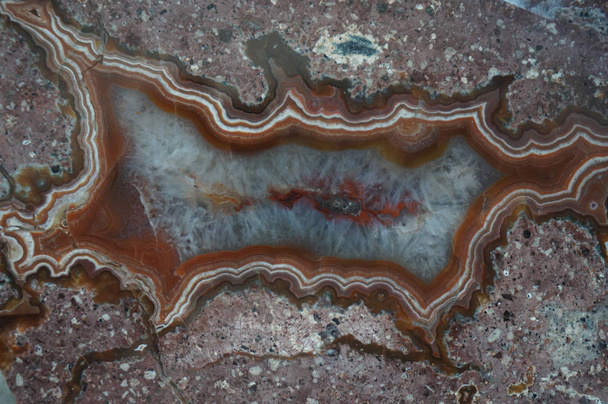 color agate mineral texture as nice natural background - Photo, Image