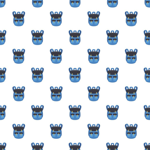 Climbing backpack pattern seamless vector - ベクター画像