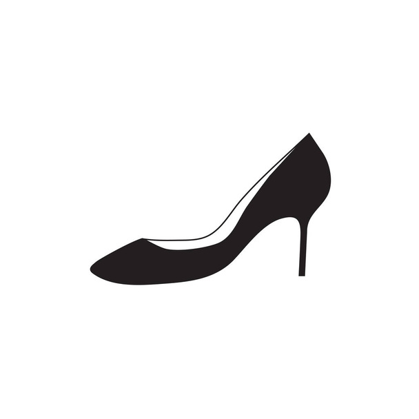 Zarif kadın ayakkabısı. Web tasarımındaki menü ögesi - Vektör, Görsel