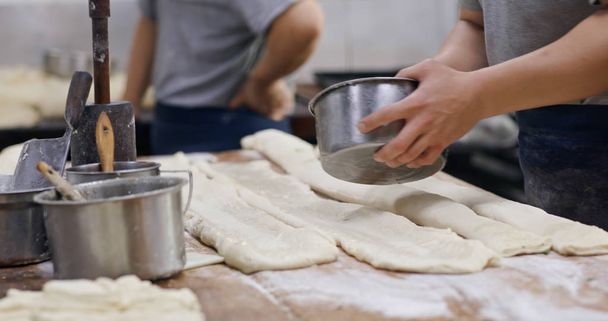 Chef macht aus chinesischem Brot - Foto, Bild