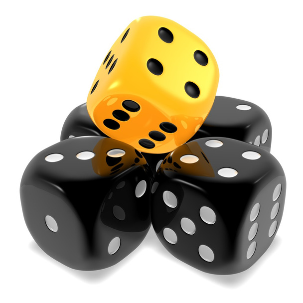 Unique one dice - Photo, Image