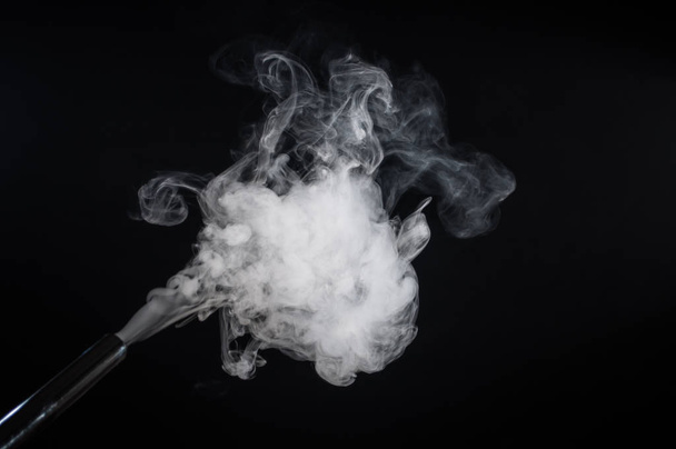 Abstract smoke on a dark background . - Фото, изображение
