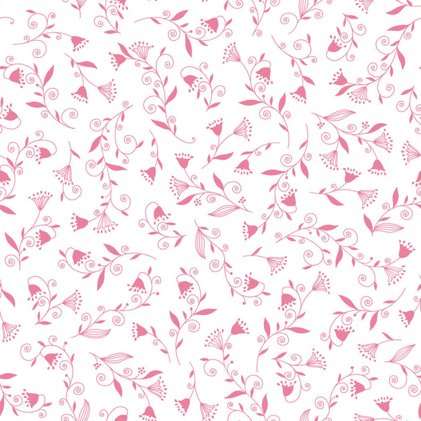 Abstract flower pattern.I designed a flower abstractly, - Vector, Image