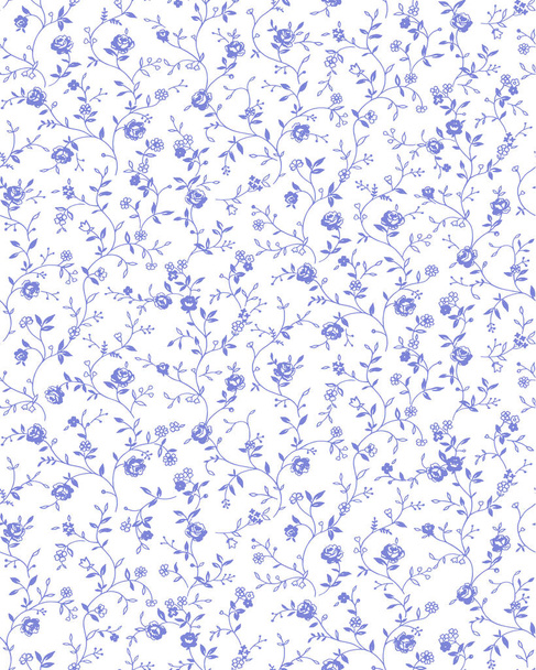 Pattern of the small flower, - Вектор,изображение