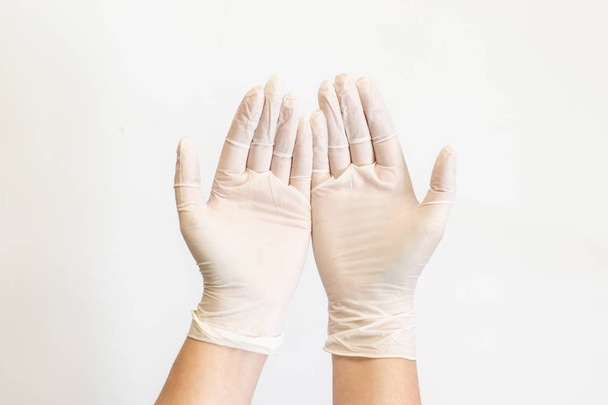 Doctor or Nurse human hand showing gesture - Photo, Image