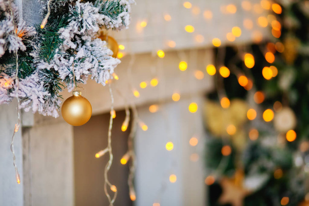 Vánoční dekorace koule a kužely - Fotografie, Obrázek