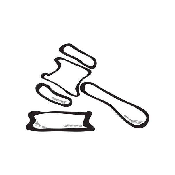 іконка молотка судді або аукціону
 - Вектор, зображення