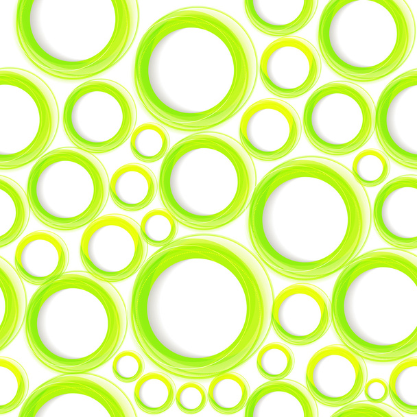 Seamless organic pattern with green circles. Eps10 - Vector, Imagen