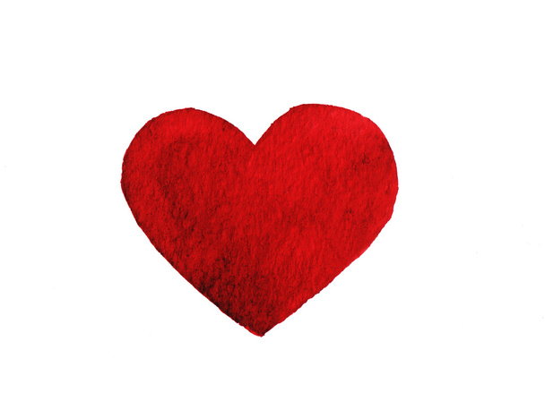 Símbolo de amor pintado en acuarela
 - Foto, imagen