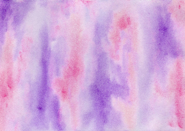 Bright pink and purple watercolor background - Zdjęcie, obraz
