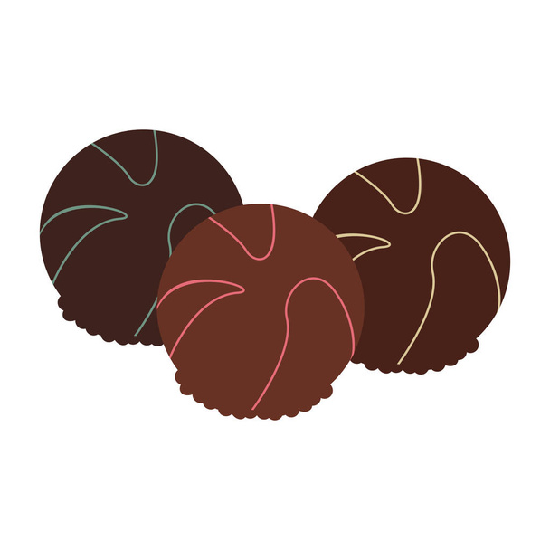 Ensemble de chocolats
 - Vecteur, image