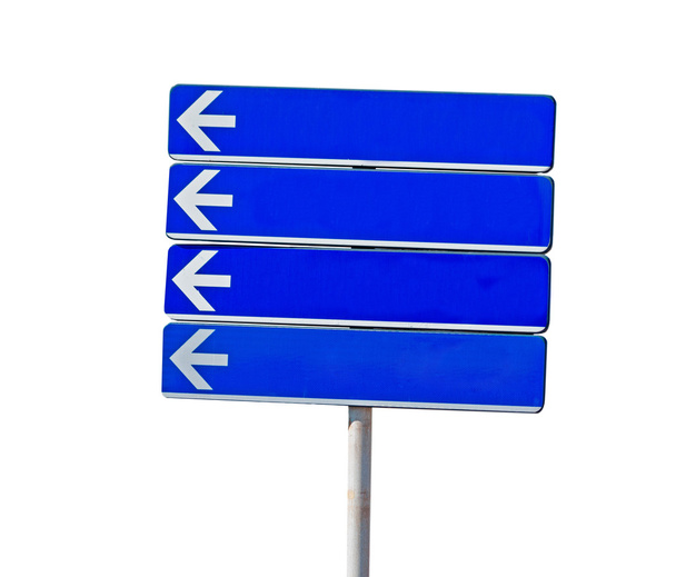 directional sign on white - Photo, Image
