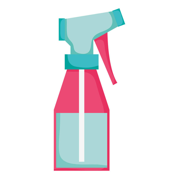 spray palack műanyag ikon vektoros illusztráció tervezés - Vektor, kép