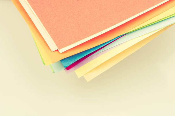 Renkli kağıt görünümü doku arkaplanı olarak - Fotoğraf, Görsel