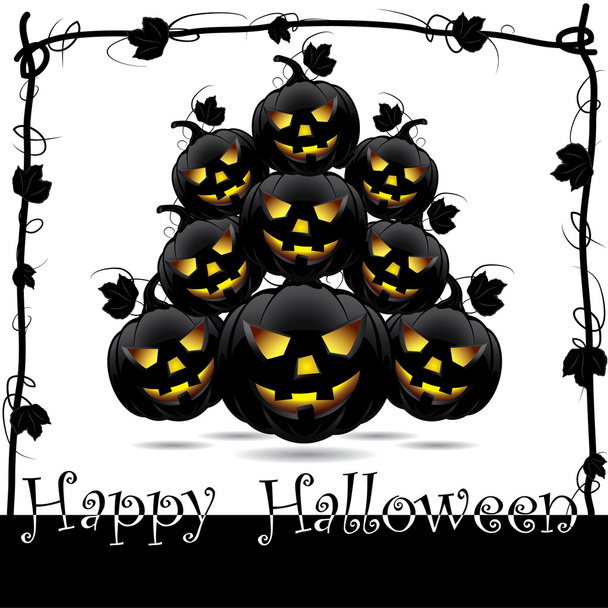 Halloween pumpkins - Vector, Image