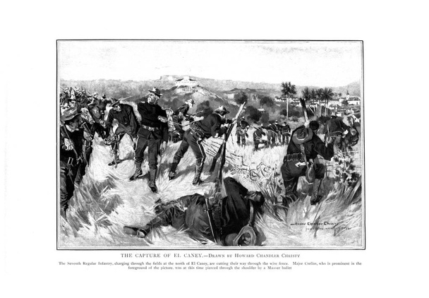 Spanish-American War. Old image - Photo, Image