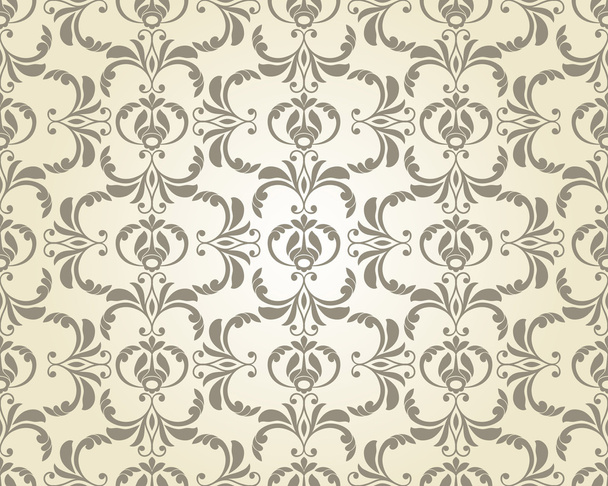 vector seamless vintage floral pattern - Vetor, Imagem