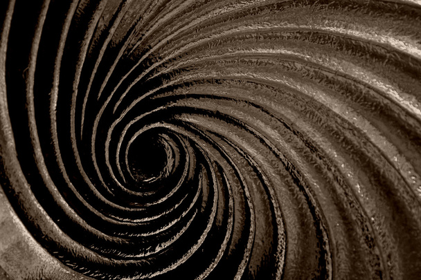 αφηρημένη γυαλί κύκλους σοκολάτα τονισμένα στον υπολογιστή - Φωτογραφία, εικόνα