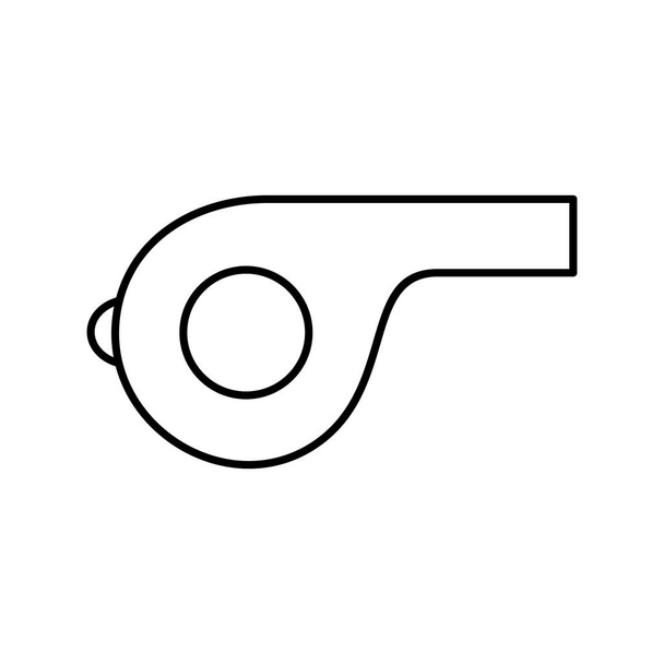 Whistle Vector Icon Zeichen Icon Vektor Illustration für den persönlichen und kommerziellen Gebrauch.. - Vektor, Bild