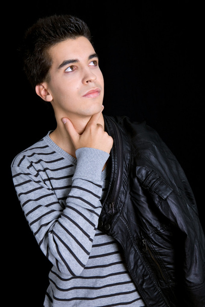 Young casual man thinking - Photo, Image