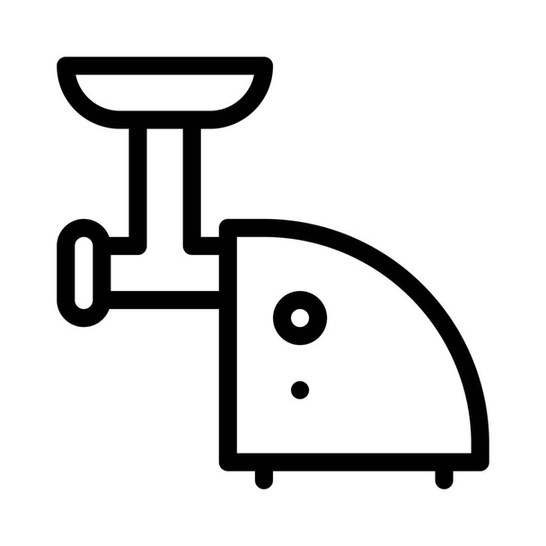 ilustração do vetor do ícone do moedor de carne
 - Vetor, Imagem