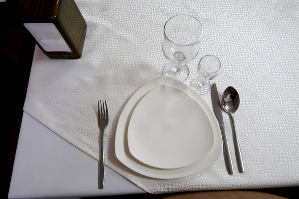 Cutlery in the restaurant - Photo, Image