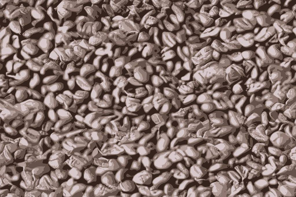 Textura de granos de café tostados para un fondo
 - Foto, Imagen