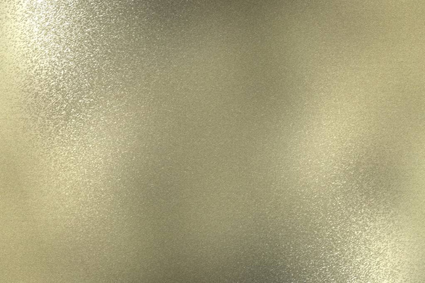 Λαμπερό κίτρινο ανοξείδωτο χάλυβα υφή, αφηρημένο φόντο μοτίβο - Φωτογραφία, εικόνα