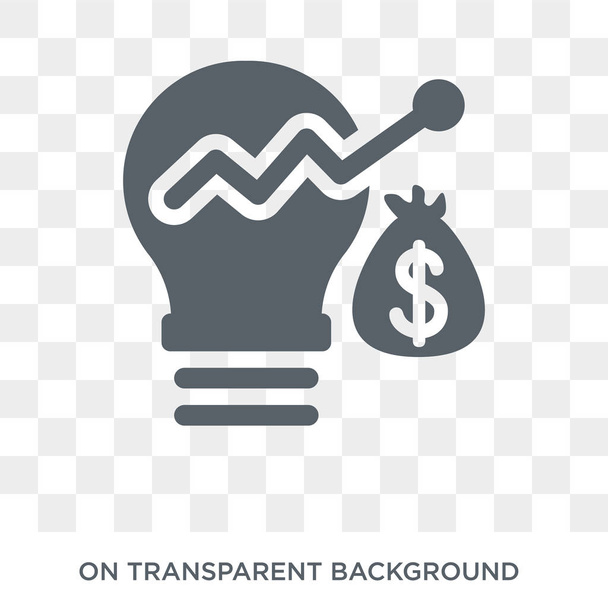 Profits icon. Profits design concept from  collection. Simple element vector illustration on transparent background. - Vector, Image
